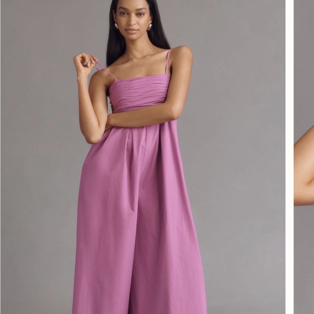 Anthropologie Hutch Lavender Jumpsuit